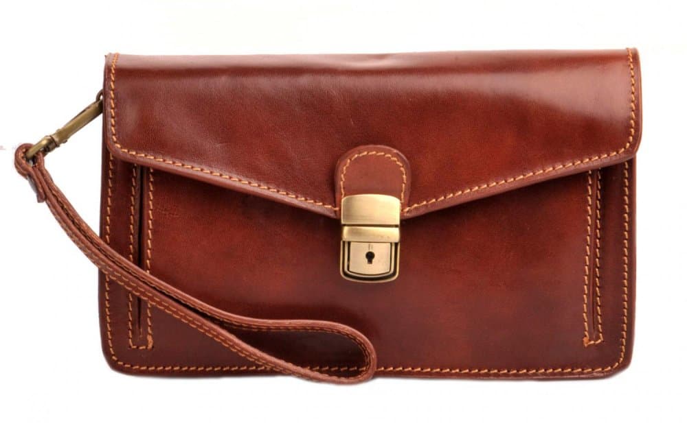 Giglio leather pánská kožená etue na doklady 100-A hnědá