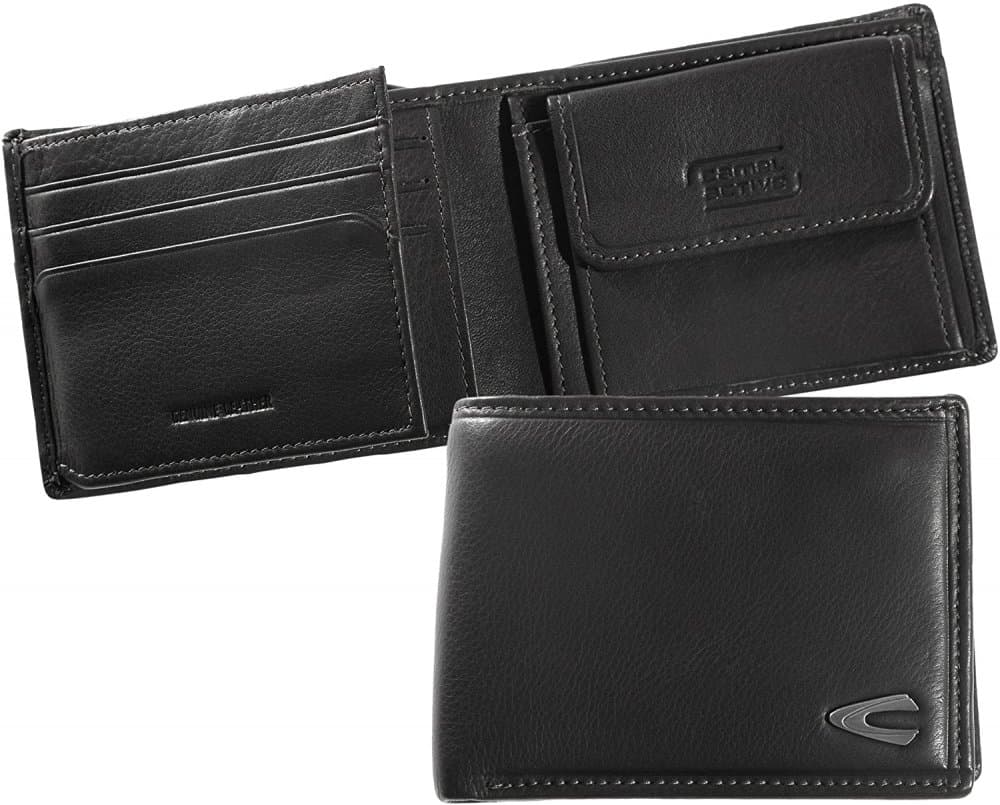 Camel Active malá peněženka B34-703-60 černá, zip na bankovky - náhled 1