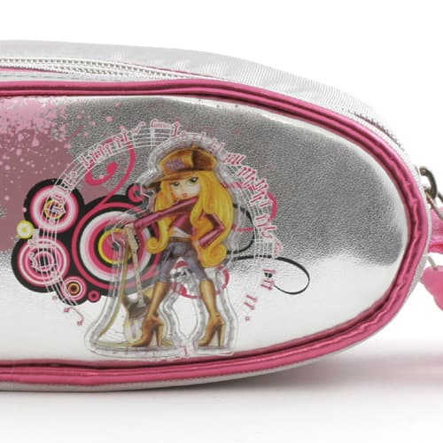 Dívčí školní penál elipse Rock Babe Silver 025822 - náhled 3