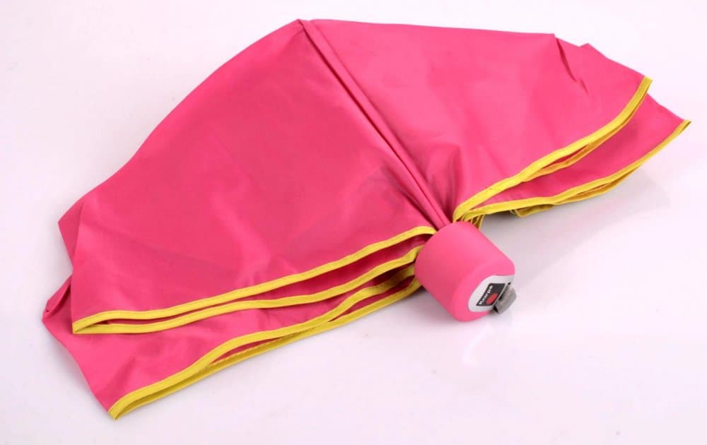 Luxusní skládací mini deštník Knirps piccolo pink 868276 - náhled 3