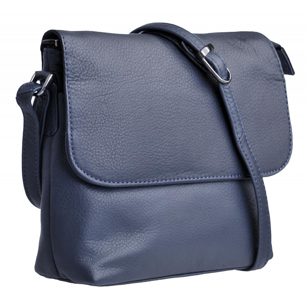New bags leather malá kabelka přes rameno LB-204 tmavě modrá - náhled 3