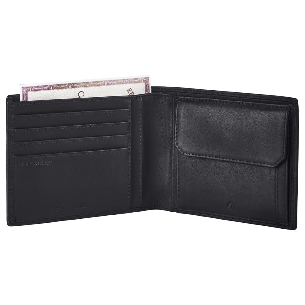 Samsonite pánská kožená peněženka Attack 2 SLG 123999-1041 černá - náhled 2