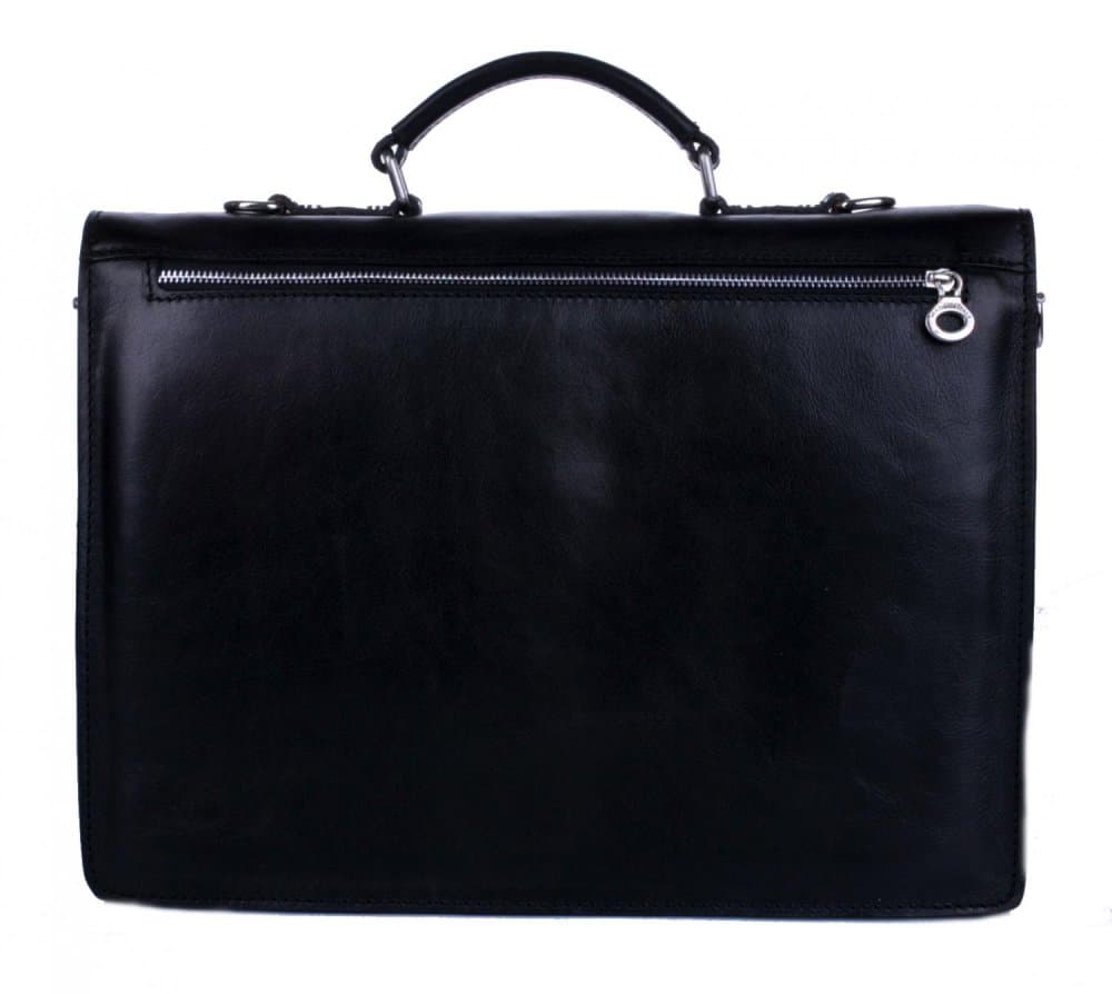 Giglio leather Pánská kožená aktovka IL Giglio 902 černá - náhled 2