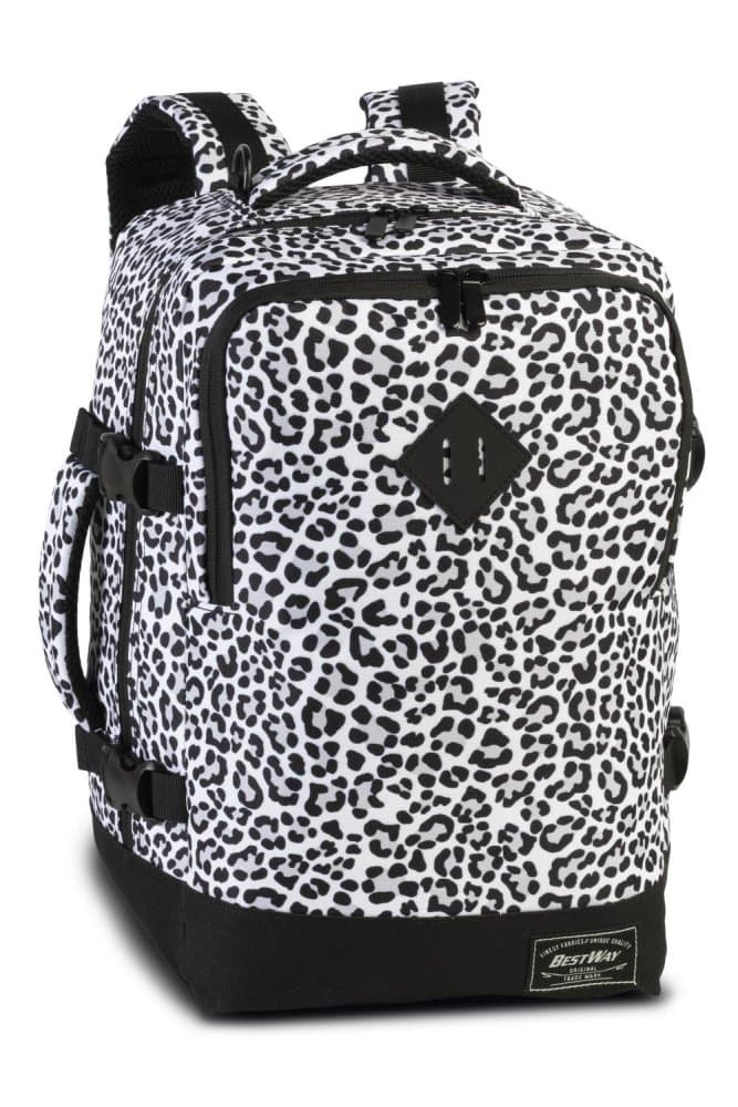 BESTWAY Batoh do letadla 40 x 25 x 20 cm cabin pro Small 40290-0120 bílo/černý
