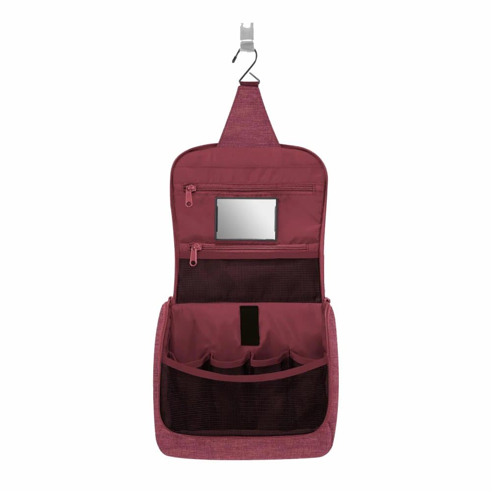Kosmetická taška Reisenthel Toiletbag twist maroon WH3104 bordó - náhled 4