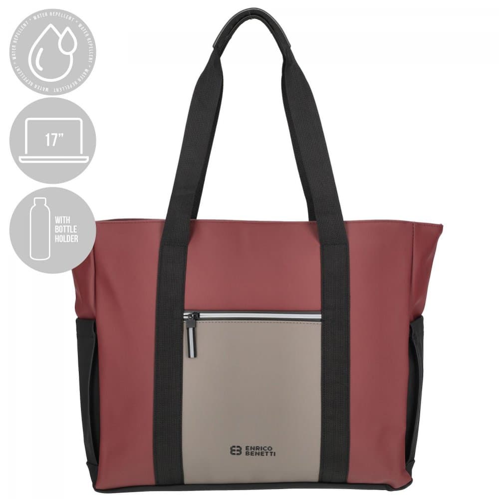 Shopper taška Enrico Benetti Bergen 56008-669 Taupe-burgundy