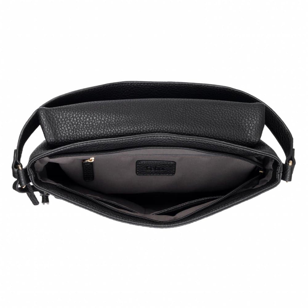 Gabor Gela Flap Bag M Black – elegantní černá dámská kabelka 011648 - náhled 3