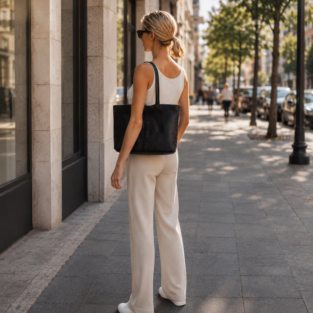 Dámská shopper kabelka A4 Rosabel Zip Shopper L černá 26267-60 - náhled 4