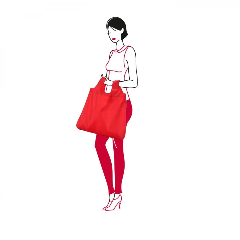 Skládací nákupní taška mini maxi shopper pocket red AO0058 červená - náhled 3