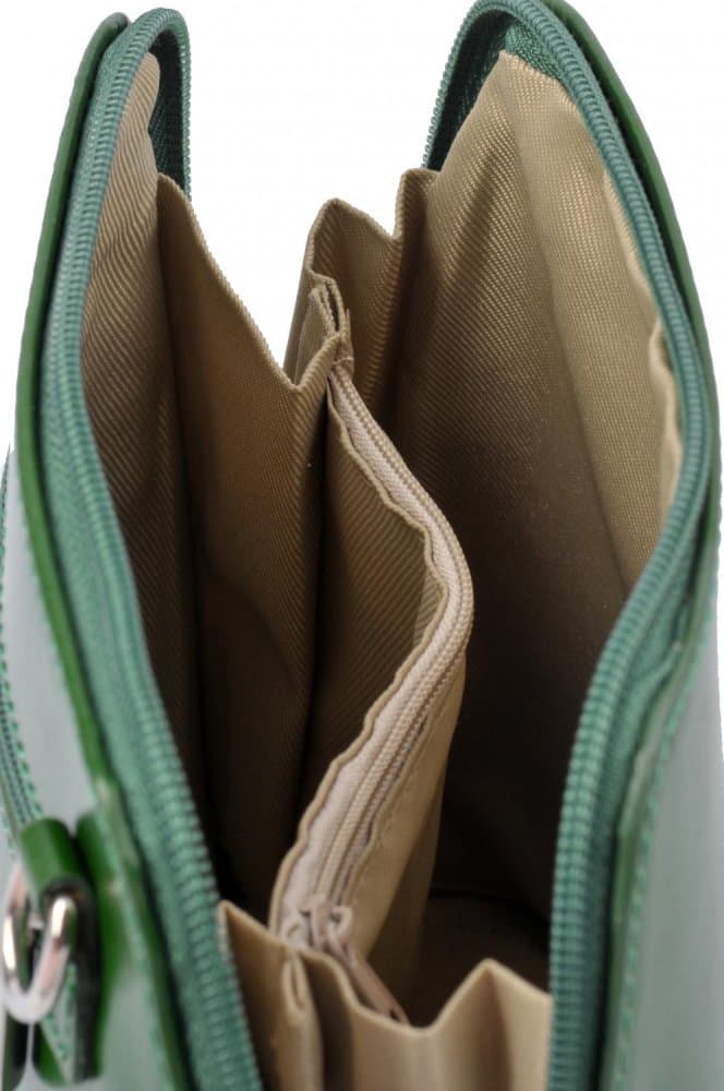 Giglio leather malá dámská kožená kabelka 133 zelená - náhled 5