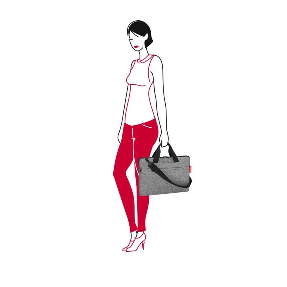 Reisenthel netbookbag twist silver - náhled 5