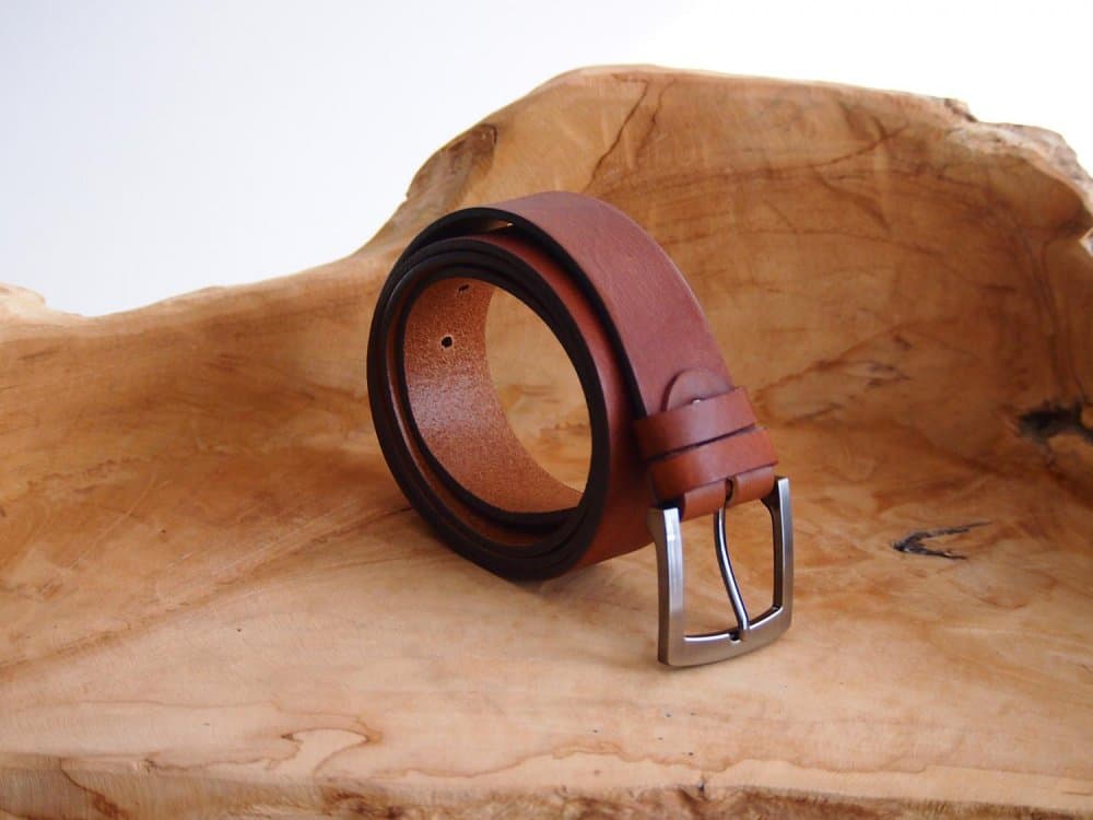 Penny Belts Pánský kožený opasek EXKLUZIV 25-R-48 světle hnědý 105 cm - náhled 3