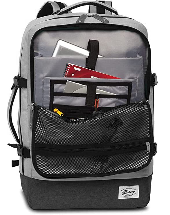 Bestway CABIN PRO RETRO 40 L 40223-6100 světle šedý cestovní batoh 54 x 35 x 20 cm - náhled 3