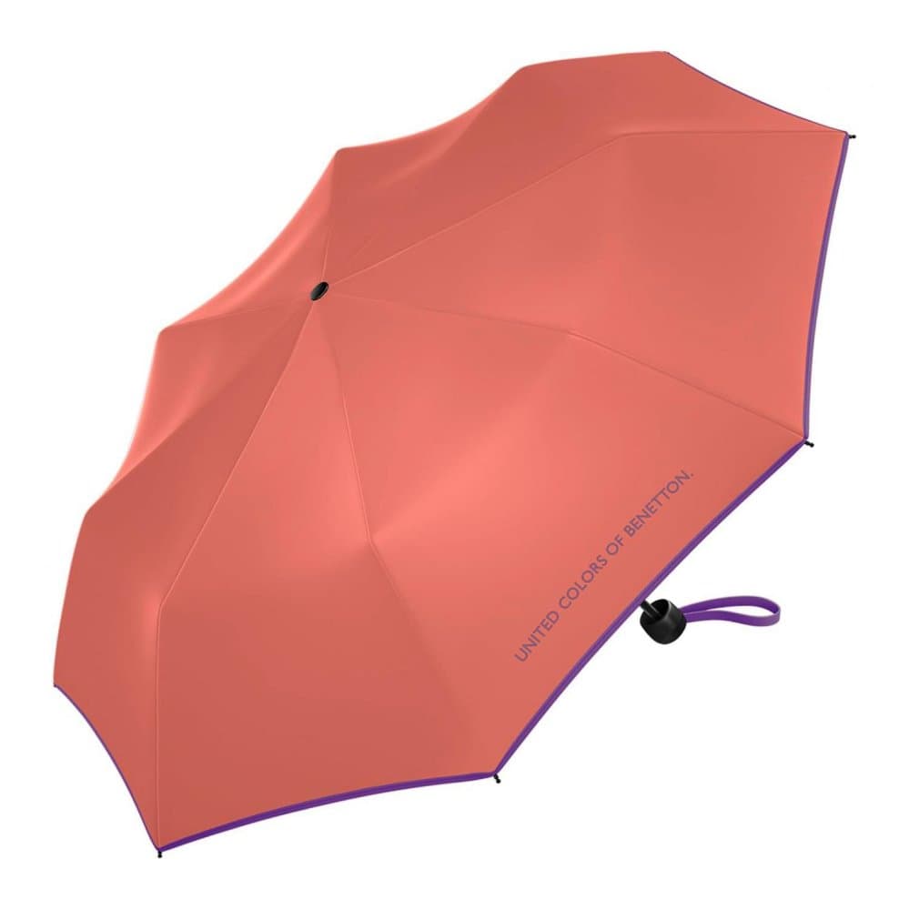Dámský skládací deštník Benetton Super Mini georgia peach 56303 - náhled 2