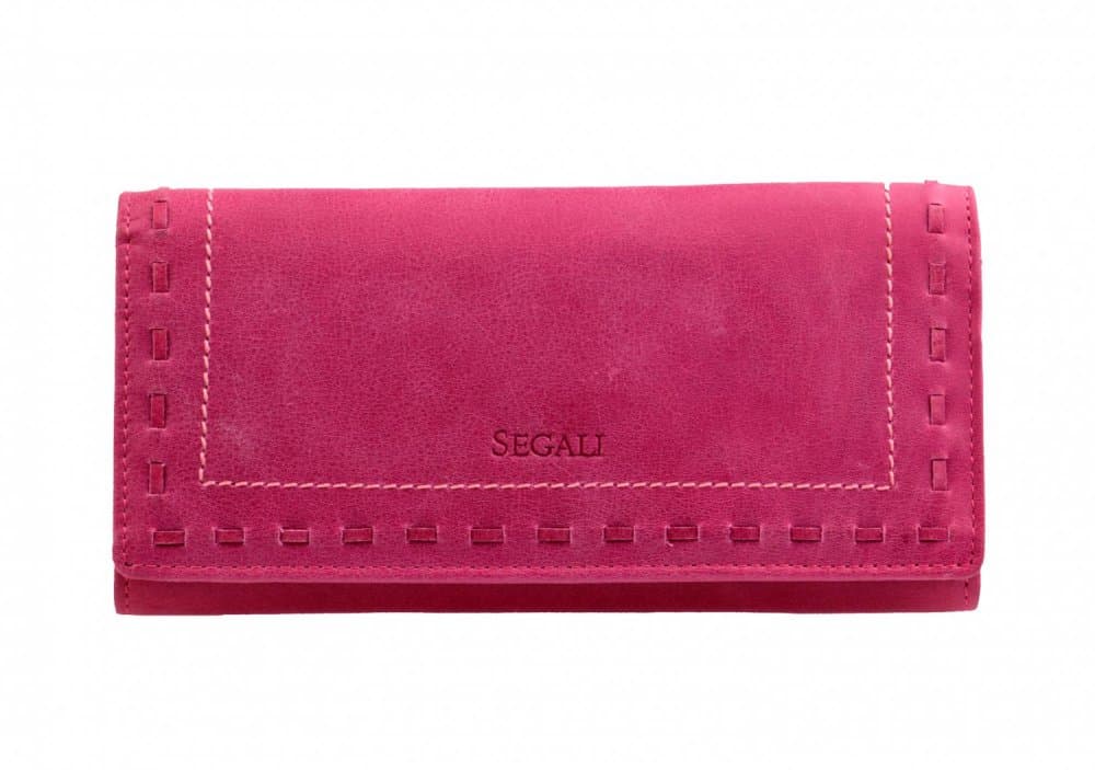 Dámská peněženka kožená SEGALI 7052 fuchsia - náhled 2