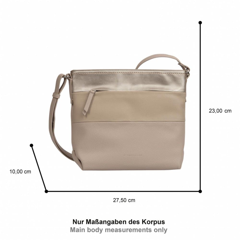 Tom Tailor Nicolina kabelka cross bag M 011487 mixed taupe - náhled 4