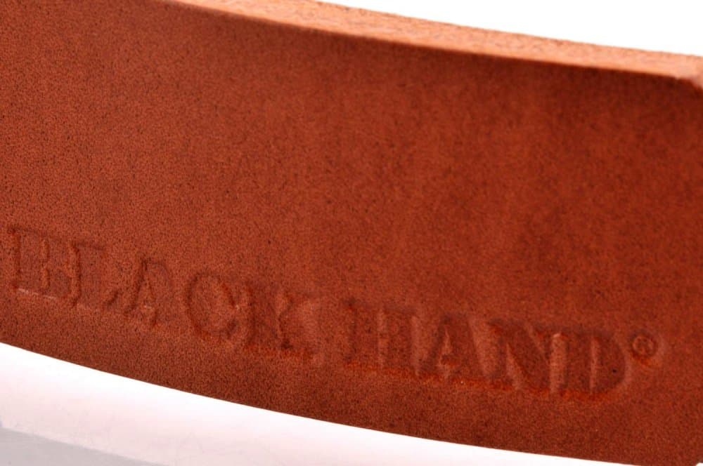 Pánský kožený pásek 049-70 světle hnědý 110 cm - náhled 4