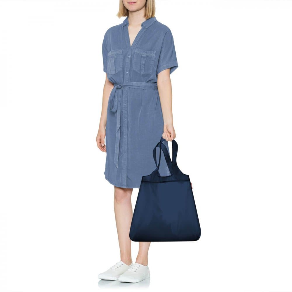 Reisenthel mini maxi shopper dark blue AT4059 - skládací nákupní taška tmavě modrá - náhled 5