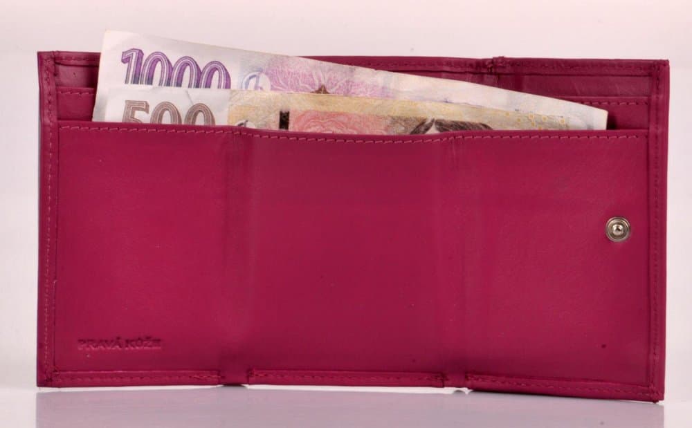 Dámská malá peněženka SEGALI SG-1756 fialová Fuchsia - náhled 5