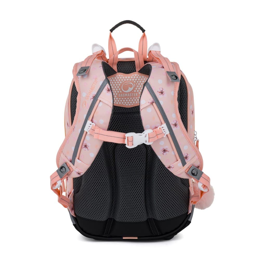 Bagmaster, Dívčí malý školní set pro prvňáčky Alfa 26 A Veverka (batoh + penál + sáček na tělocvik) - náhled 5