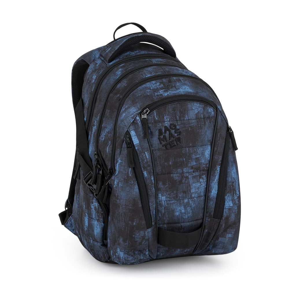 Bagmaster BAG 25 B Školní batoh pro studenty modro/černý