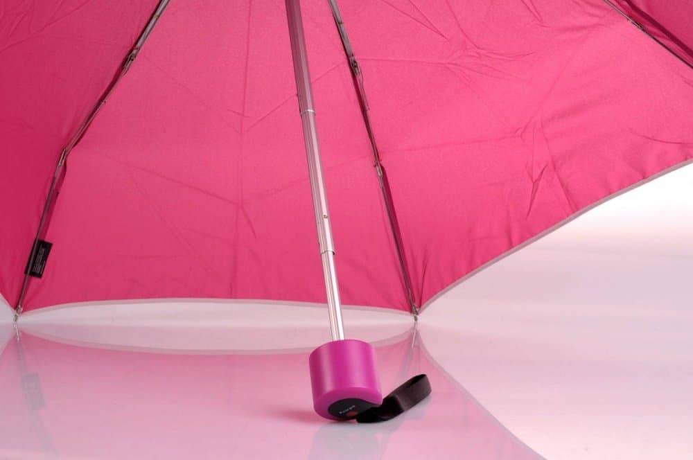 Skládací lehký deštník Knirps piccolo fuchsia 898686212 - náhled 4