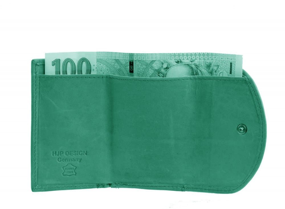 HJP malá peněženka 7116-B TYRKYS GREEN - náhled 4