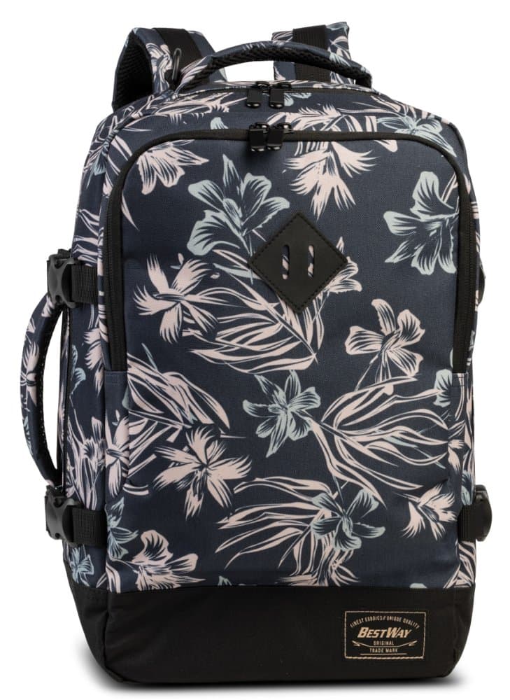 Bestway Cabin pro Small 20 L 40290-5016 tmavě modrý/natur  batoh do letadla 40 x 25 x 20 cm - náhled 5