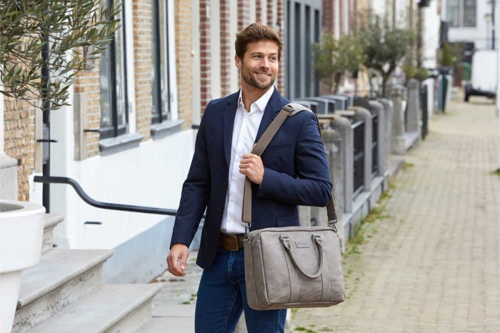 Aktovka Rotterdam laptop bag 15 inch 66691-134 šedá - náhled 4