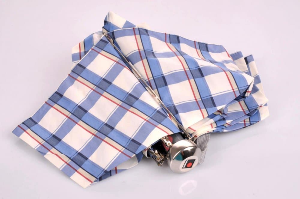 Luxusní deštník Minimatic SL check blue 8244251 - náhled 5