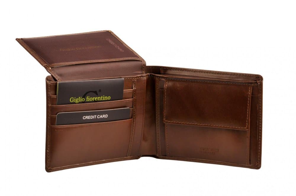 Giglio leather Pánská kožená peněženka GF-013 hnědá - náhled 4