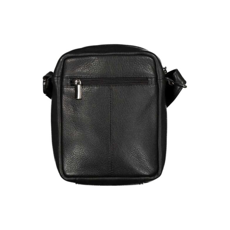 New bags leather - Pánská kožená taštička přes rameno černá LB-254 - náhled 3