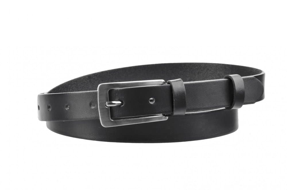 Penny Belts Dámský kožený pásek 176-63 černý 100 cm - náhled 2