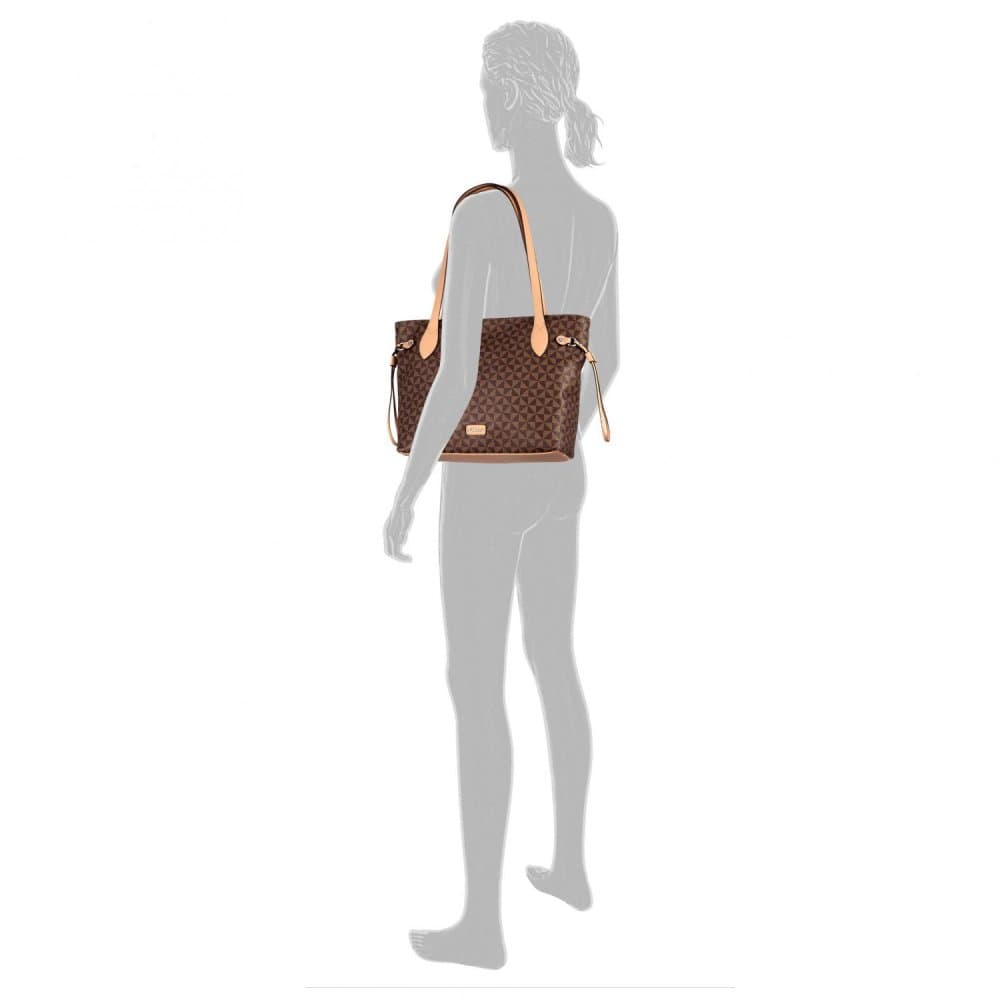 Kabelka Gabor Barina zip shopper mixed brown 8441-136 hnědá - náhled 4