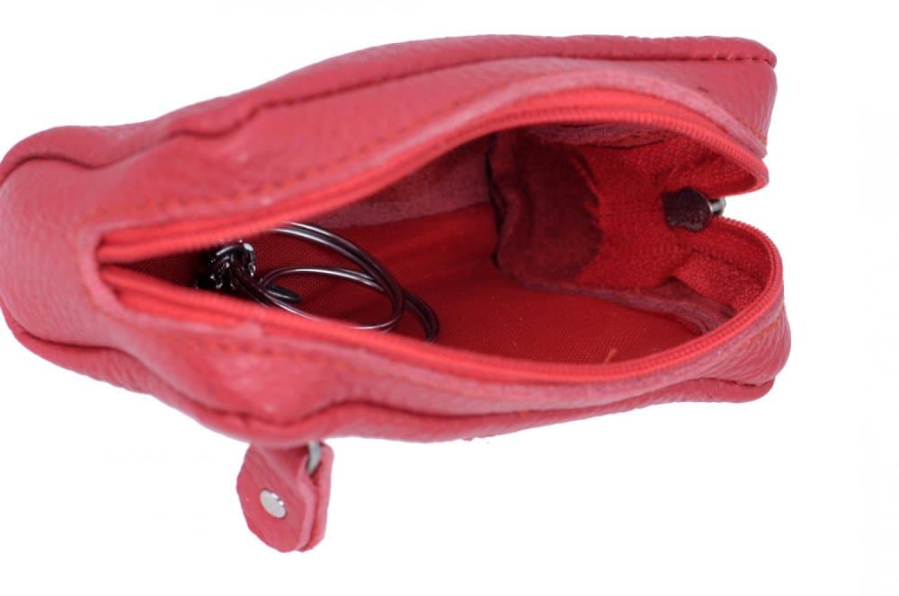 New Bags Leather kožená klíčenka SL-604 červená - náhled 3
