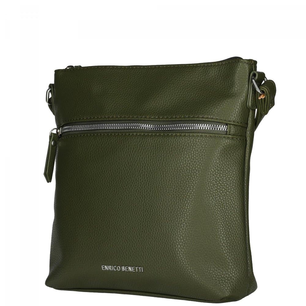 Dámská crossbody kabelka Enrico Benetti Sarah 66715-029 olivově zelená - náhled 3