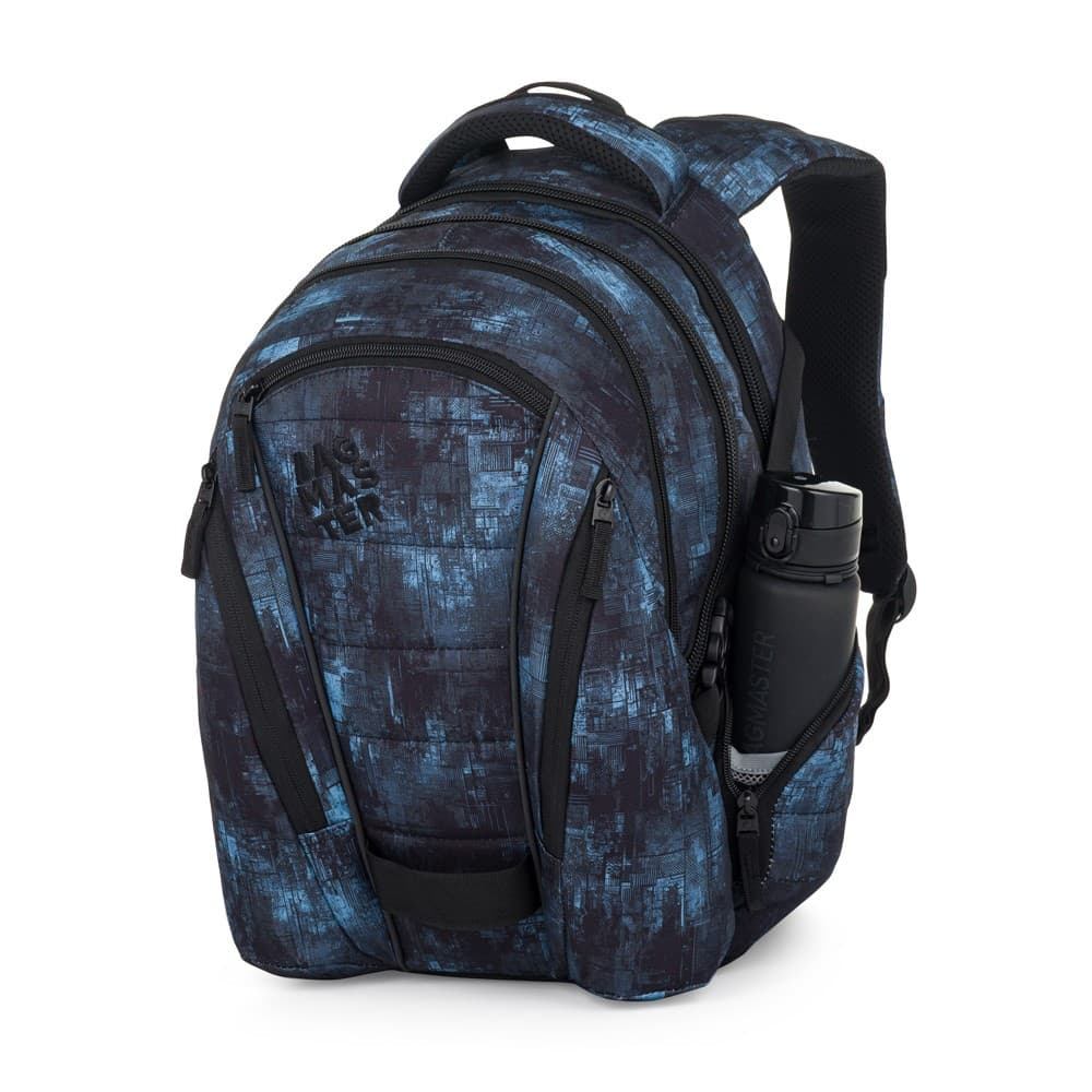 Bagmaster BAG 25 B Školní batoh pro studenty modro/černý - náhled 5