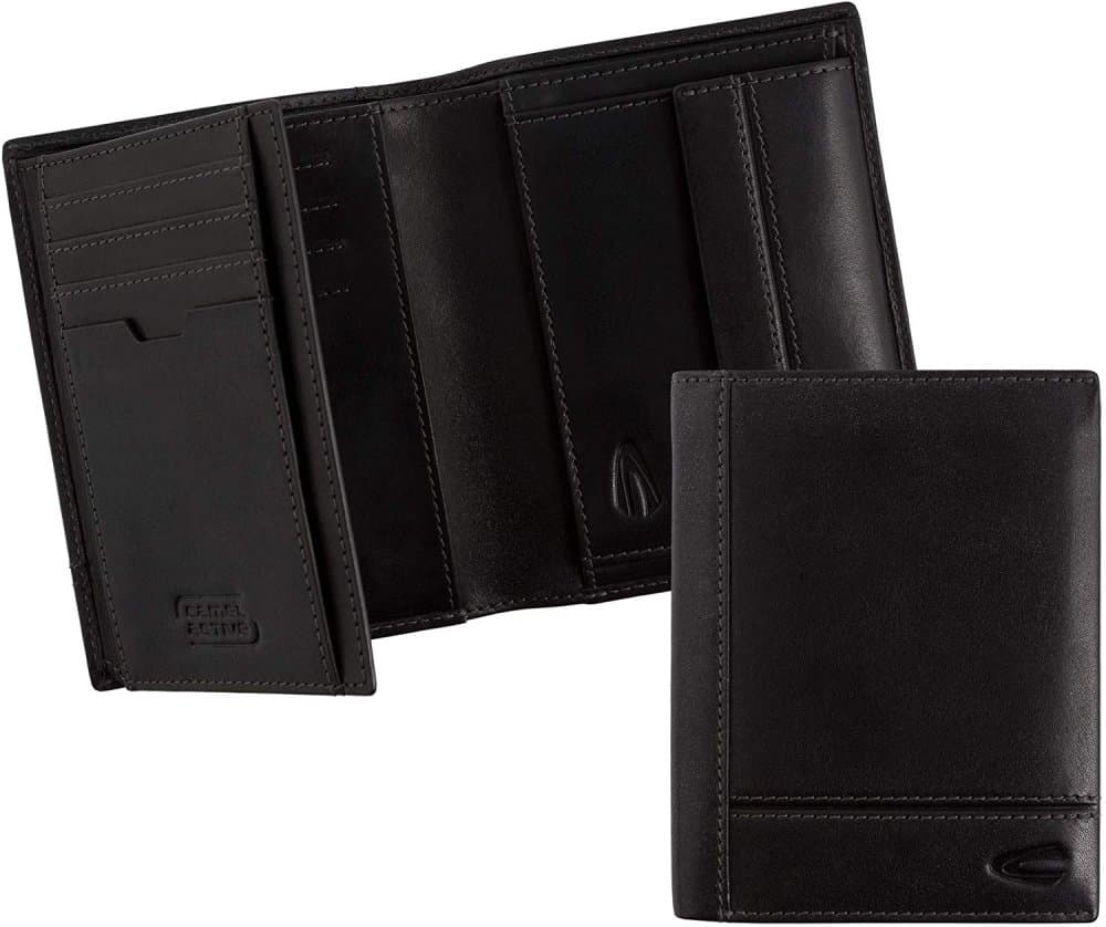 Camel Active Pánská kožená černá peněženka 270-705-60