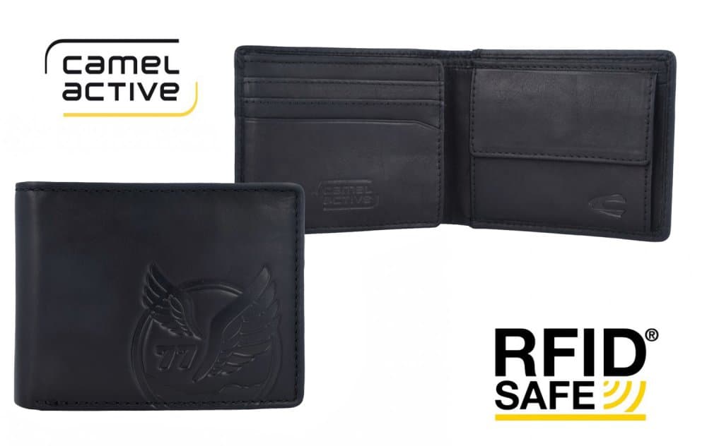 Camel Active Malá pánská kožená peněženka černá 280-701-60 RFID SAFE - náhled 4