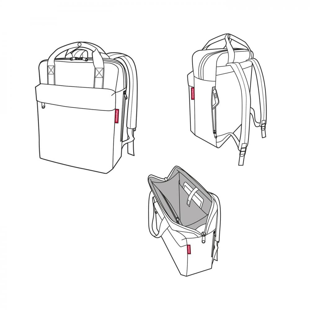Reisenthel Allday backpack M Black EJ7003 - náhled 2