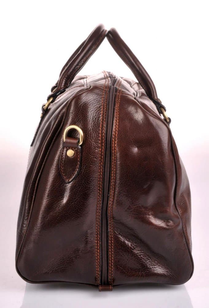 Giglio leather Pánská kožená cestovní taška 0788 tmavě hnědá - náhled 2