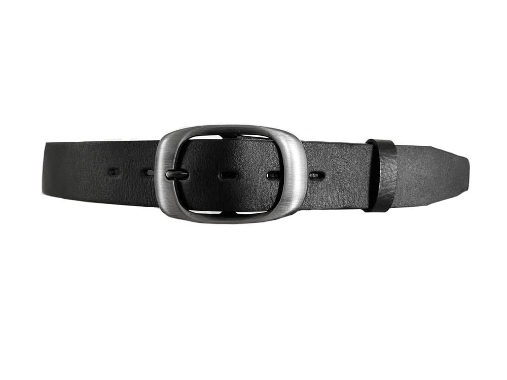 Penny Belts dámský kožený pásek 7263 černý matný 95 cm - náhled 4