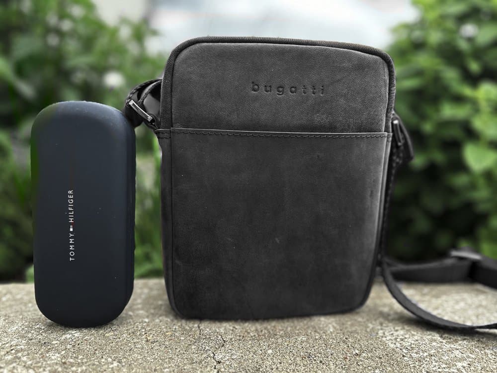 Pánská kožená crossbody taška Bugatti Luca – Černá (Vintage look) 49563701 černá - náhled 5
