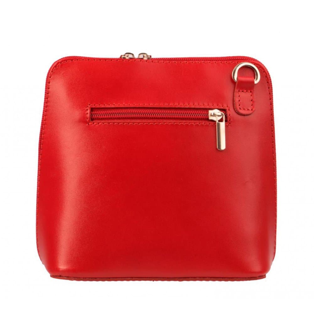 Giglio leather malá dámská kožená kabelka 133 červená - náhled 2