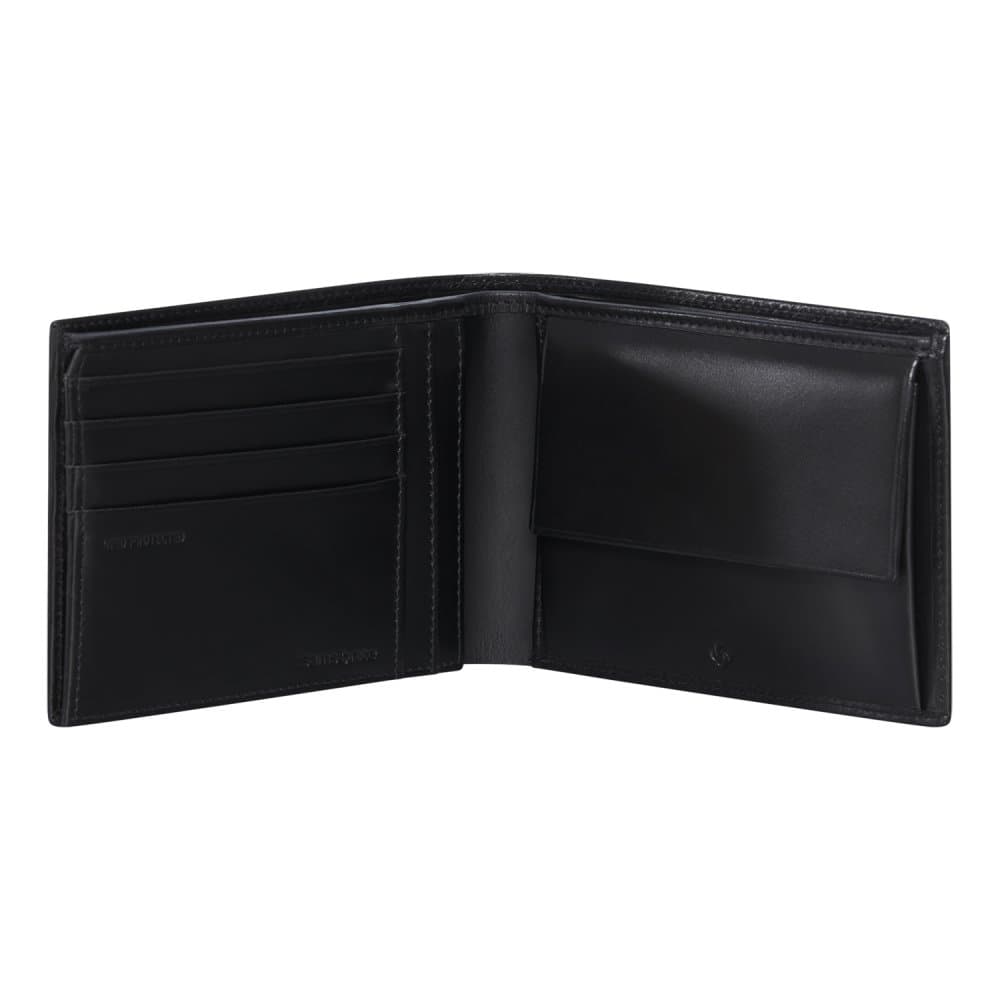 Samsonite Luxusní velká pánská kožená peněženka Refined SLG 155856-1041 černá - náhled 5