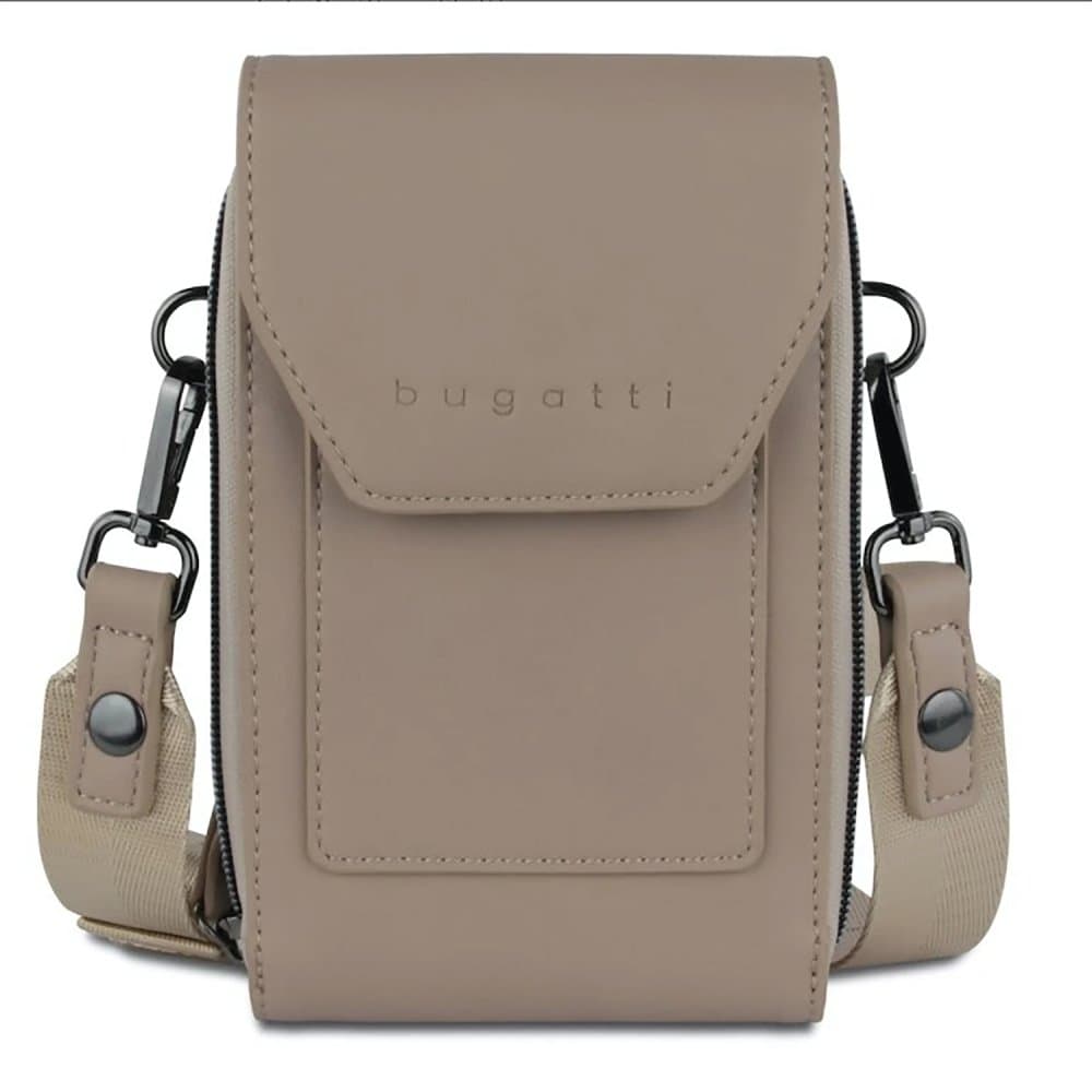 Bugatti Almata Mobile Purse Bag – elegantní dámská crossbody taška na smartphone 49665354 béžová - náhled 2