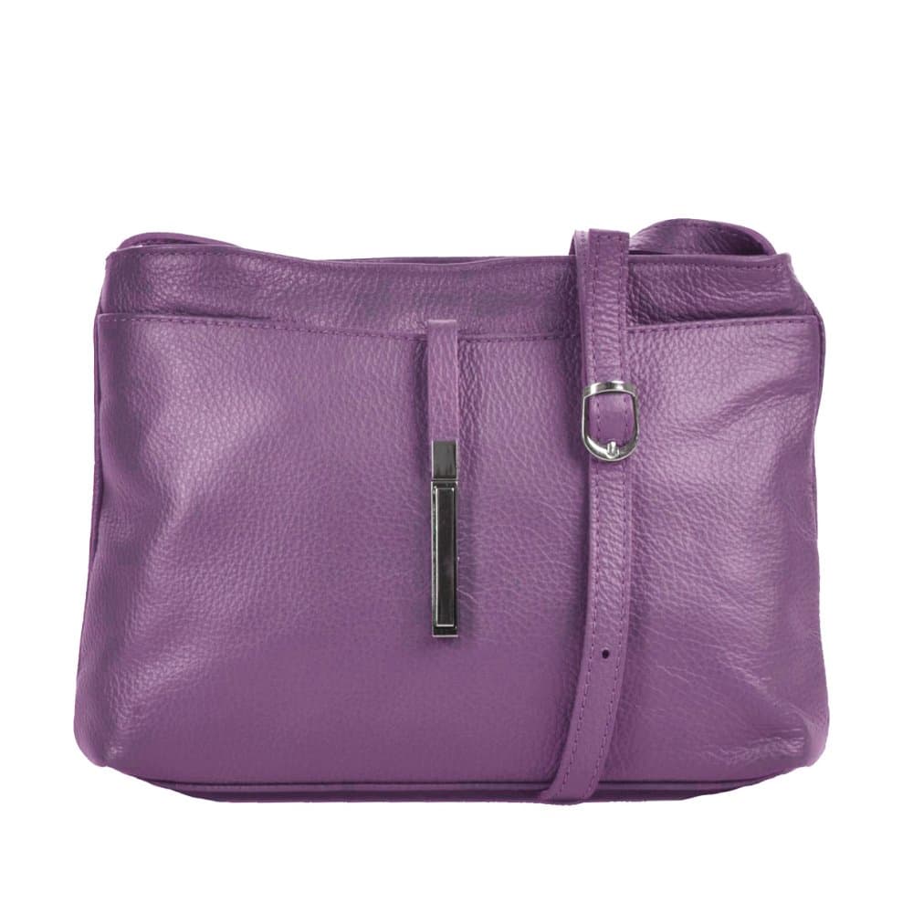 Dámská kožená crossbody kabelka 5085 fialová - 2. jakost - náhled 2