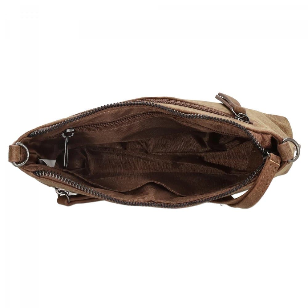 Malá crossbody kabelka Enrico Benetti Zoë 66907-010 hnědá camel - náhled 5