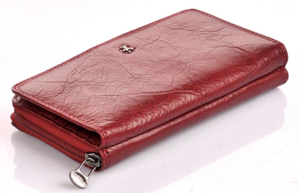 Dámská kožená peněženka Cosset 4401 komodo bordeaux - náhled 3