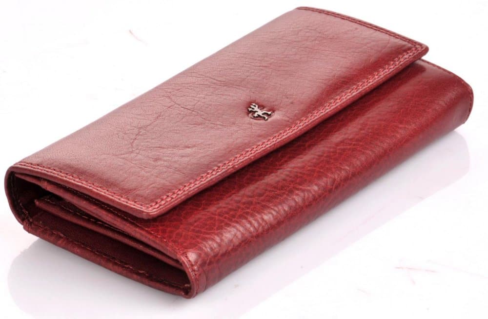 Dámská kožená peněženka Cosset 4493 Komodo Bordeaux - náhled 3